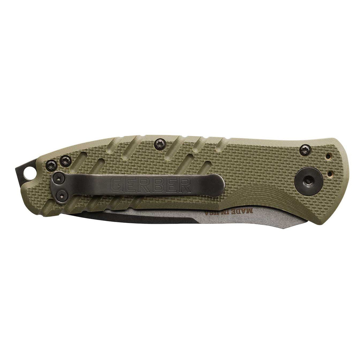 Propel Auto - OD Green, Stonewash, Plain Edge | Gerber Gear