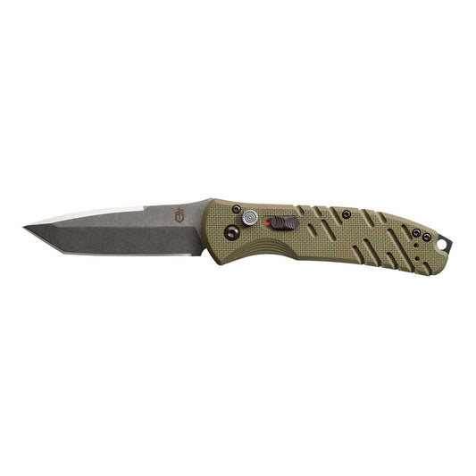 Propel Auto - OD Green, Stonewash, Plain Edge | Gerber Gear